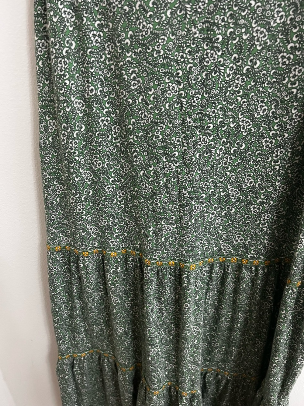 J. Jill Green Printed Sleeveless Maxi Dress - Picture 8 of 8